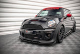 Front Lippe / Front Splitter / Frontansatz V.3 für Mini Cooper JCW R56 von Maxton Design