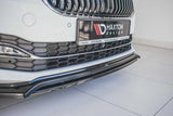 Front Diffusor / Front Splitter / Cup Schwert / Frontansatz V.3 für Skoda Superb 3V FL von Maxton Design