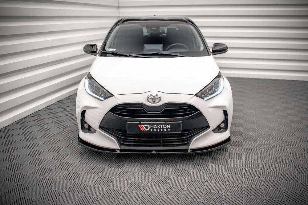 Front Lippe / Front Splitter / Frontansatz V.3 für Toyota Yaris XP21 von Maxton Design