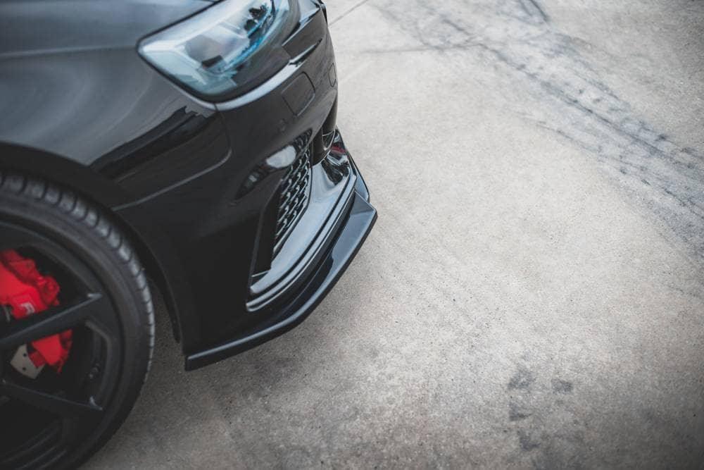 Front Lippe / Front Splitter / Frontansatz V.4  für Audi RS3 8V Facelift Sportback von Maxton Design