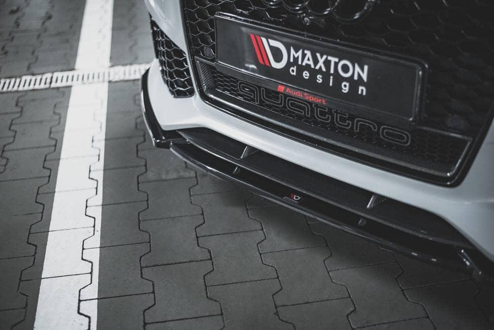 Front Lip / Front Splitter / Front Approach V.4 for Audi RS6 C7 by Maxton Design
