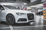 Front Lip / Front Splitter / Front Approach V.4 for Audi RS6 C7 by Maxton Design