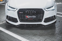 Front Lip / Front Splitter / Front Approach V.4 for Audi RS6 C7 by Maxton Design