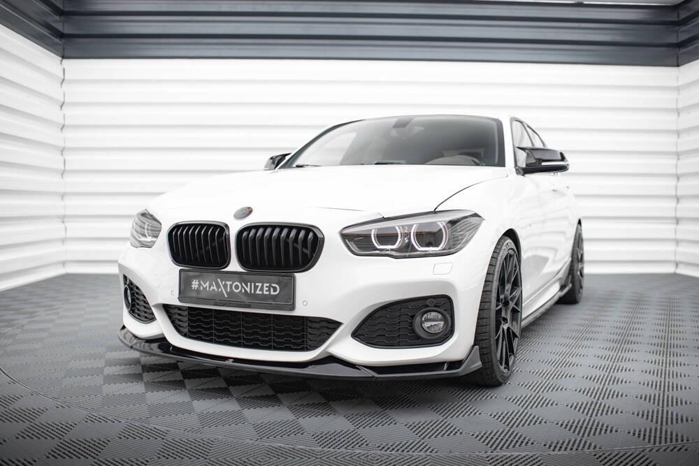 Front Lippe / Front Splitter / Frontansatz V.4 für BMW 1 F20 M-Paket / M140i Facelift von Maxton Design