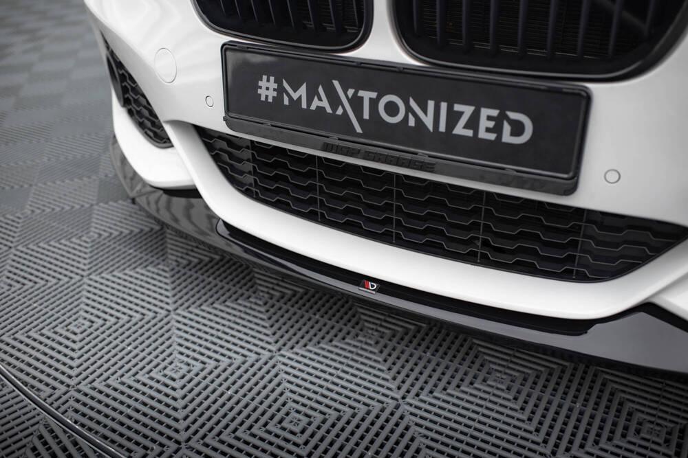 Front Lippe / Front Splitter / Frontansatz V.4 für BMW 1 F20 M-Paket / M140i Facelift von Maxton Design