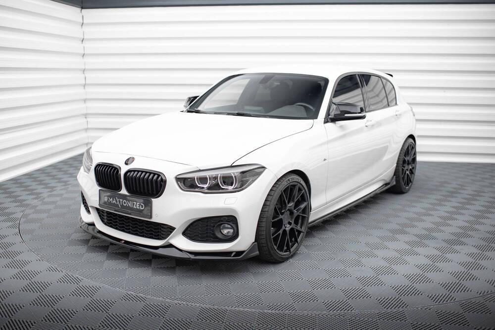 Front Lippe / Front Splitter / Frontansatz V.4 für BMW 1 F20 M-Paket / M140i Facelift von Maxton Design