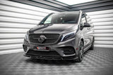 Front Lippe / Front Splitter / Frontansatz V.5 für Mercedes-Benz V-Klasse AMG-Line W447 Facelift von Maxton Design