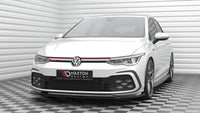 Front Lippe / Front Splitter / Frontansatz V.6 für VW Golf 8 GTI von Maxton Design