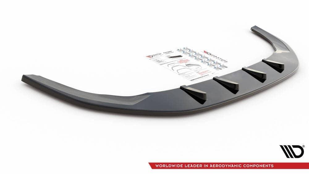 Front Lip / Front Splitter / Front Approach V.1 for VW Golf 8 GTI by Maxton Design