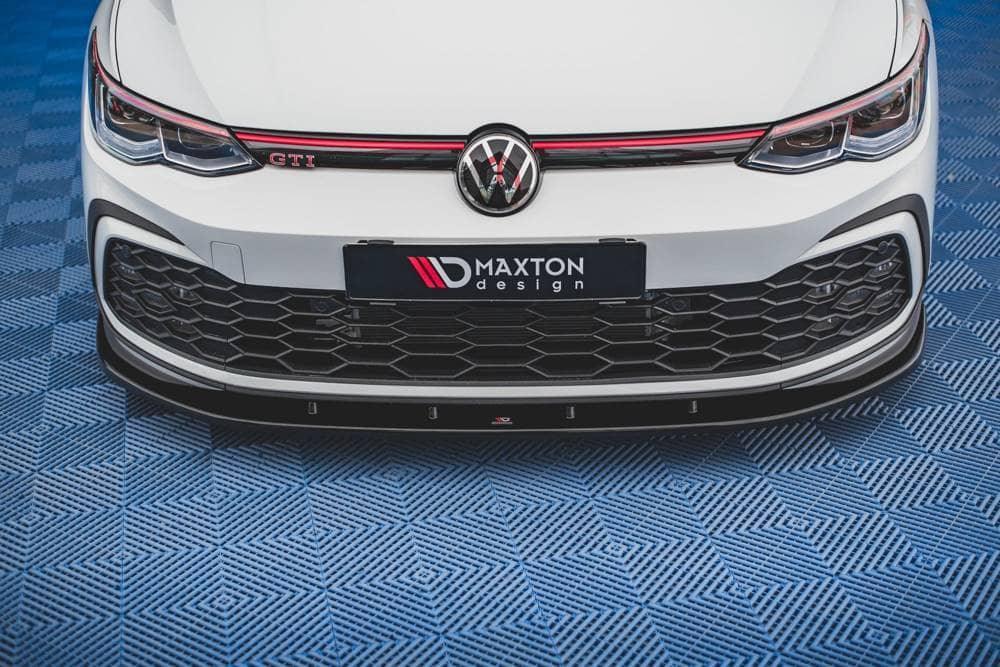 Front Lip / Front Splitter / Front Approach V.1 for VW Golf 8 GTI by Maxton Design