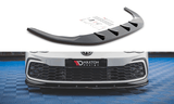 Front Lip / Front Splitter / Front Approach V.1 for VW Golf 8 GTI by Maxton Design