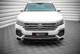Front Splitter / Cup Schwert / Frontansatz für VW Touareg CR R-Line von Maxton Design