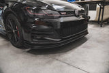 Front Splitter / Cup Schwert / Frontansatz für VW Golf 7 GTI TCR von Maxton Design