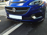 Front Splitter / Cup Schwert / Frontansatz für Opel Corsa E OPC von Maxton Design