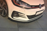 Front Splitter / Cup Schwert / Frontansatz V.2 für VW Golf 7 GTI Facelift von Maxton Design