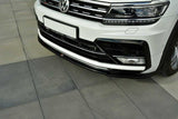 Front Splitter / Cup Schwert / Frontansatz für VW Tiguan R-Line AD von Maxton Design