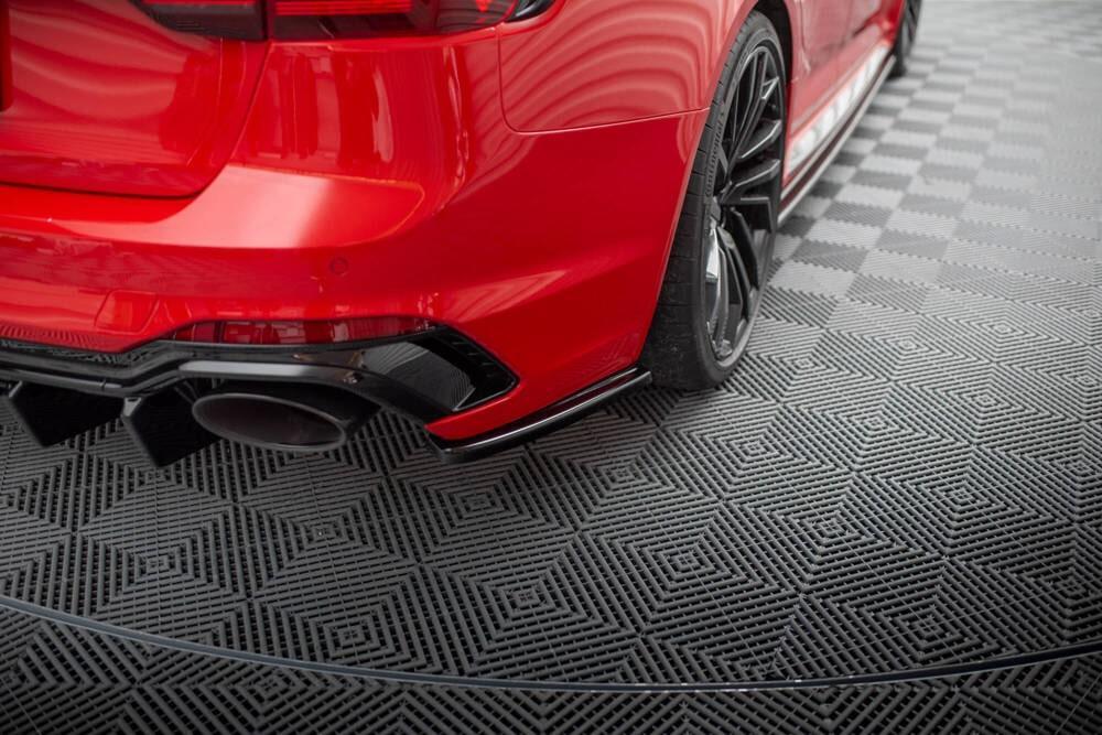 Side rear diffuser extension for AUDI RS4 Avant B9 by Maxton