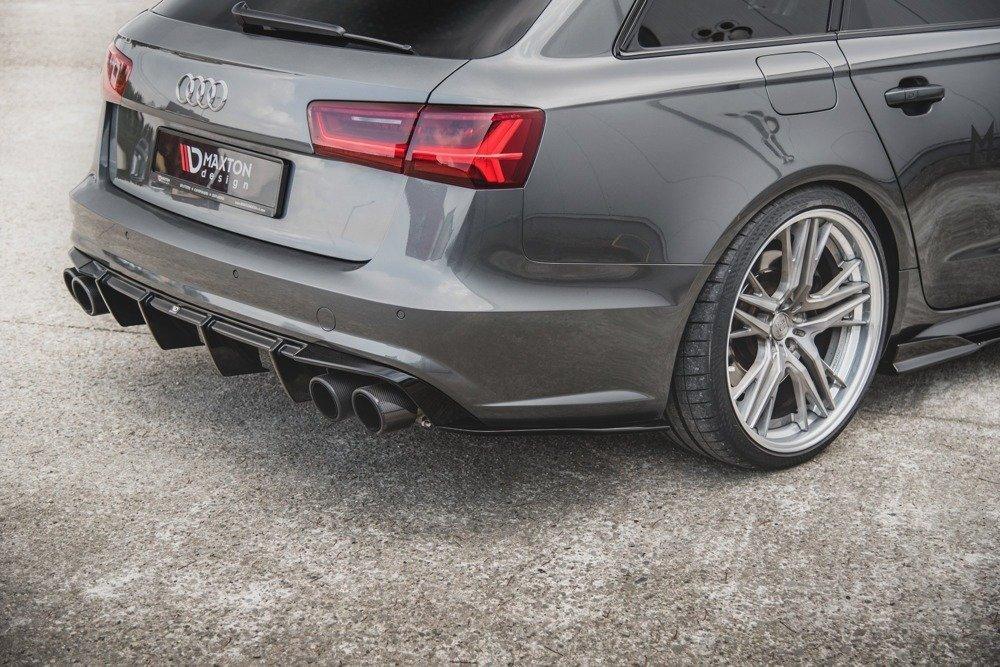 Heck Diffusor Erweiterung für Audi A6 / S6 S-Line FL von Maxton Design