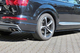 Seitliche Heck Diffusor Erweiterung für Audi Q7 4M S-Line von Maxton Design