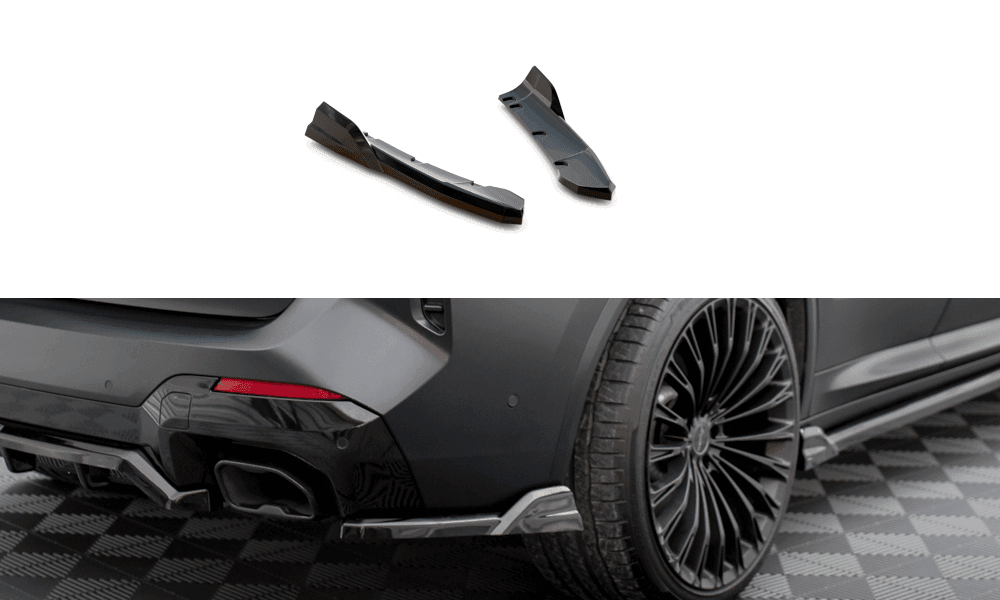 Seitliche Heck Diffusor Erweiterung für BMW X3 G01 M-Paket Facelift von Maxton Design