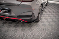 Seitliche Heck Diffusor Erweiterung für Hyundai i30 Fastback N-Line PDE Facelift von Maxton Design