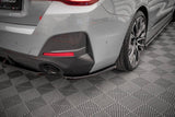 Seitliche Heck Diffusor Erweiterung V.1 für BMW 4er Gran Coupe M-Paket G26 von Maxton Design