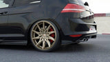 Seitliche Heck Diffusor Erweiterung V.1 für VW Golf 7 R-Line von Maxton Design