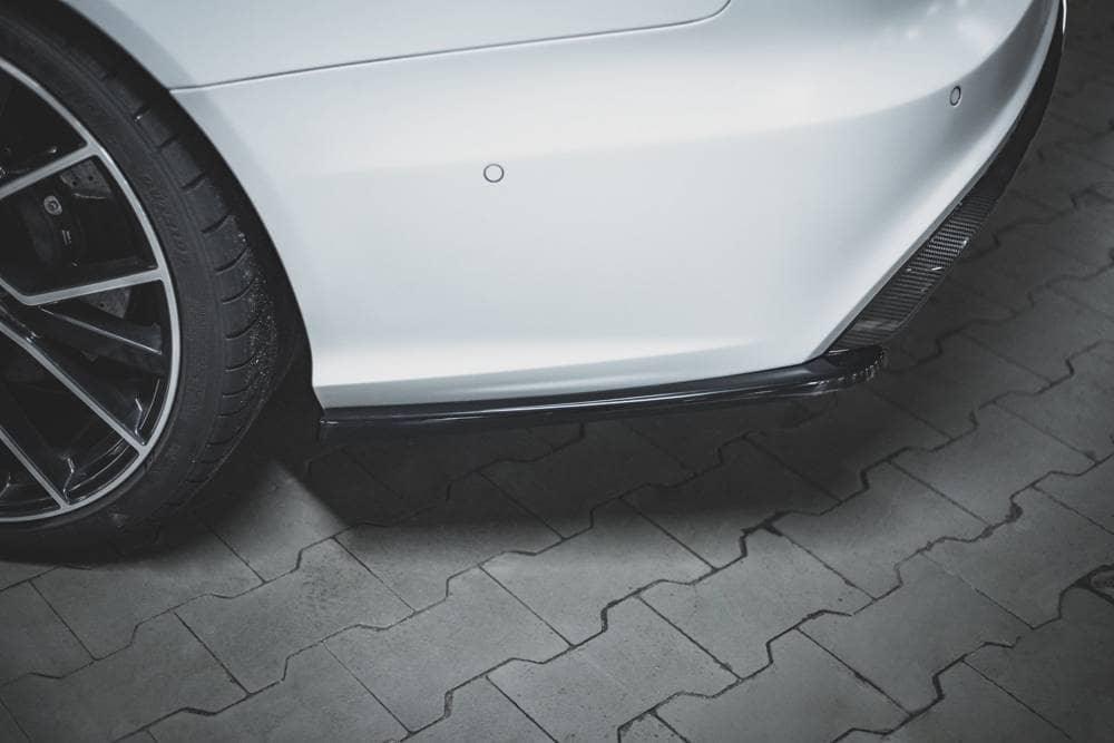 Rear Diffuser Extension V.2 for Audi RS6 C7 by Maxton Design