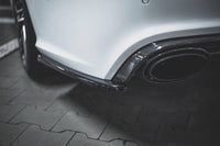 Rear Diffuser Extension V.2 for Audi RS6 C7 by Maxton Design