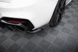 Seitliche Heck Diffusor Erweiterung V.5 mit Flaps für BMW 1 M-Paket / M140i F20 Facelift von Maxton Design