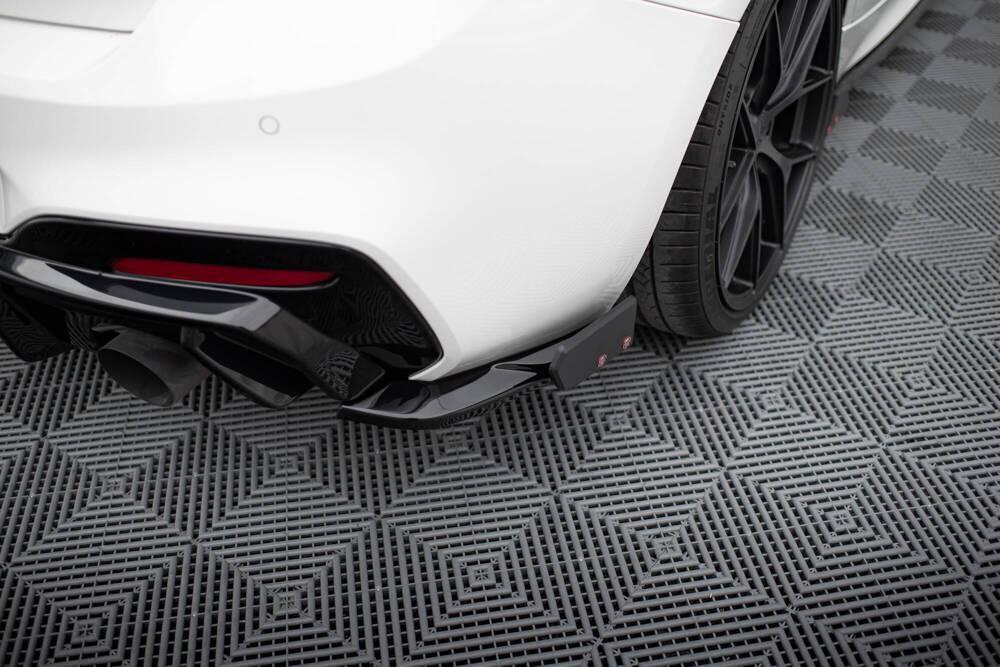 Seitliche Heck Diffusor Erweiterung V.5 mit Flaps für BMW 1 M-Paket / M140i F20 Facelift von Maxton Design