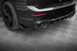 Seitliche Heck Diffusor Erweiterung V.5 mit Flaps für VW Golf 8 R von Maxton Design