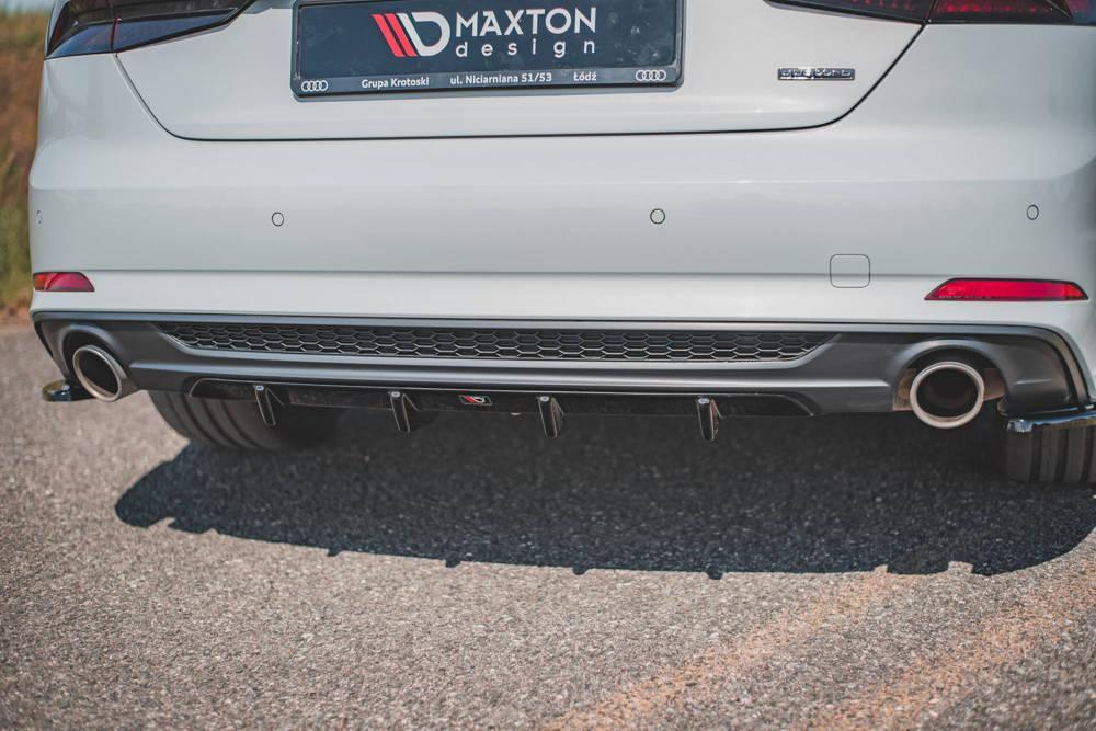 Heckdiffusor Erweiterung für Audi A5 F5 S-Line von Maxton Design