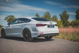 Heckdiffusor Erweiterung für Audi A5 F5 S-Line von Maxton Design