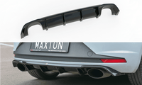 Heck Diffusoransatz für Seat Leon Cupra Mk3 von Maxton Design