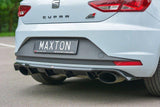 Heck Diffusoransatz für Seat Leon Cupra Mk3 von Maxton Design