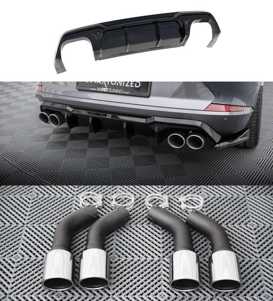 Rear diffuser V.3 with tailpipes for Cupra Formentor VZ by Maxton Design
