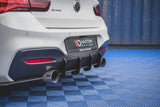 Zentraler Hinterer Splitter für Audi A6 Avant C8 S-Line von Maxton Design