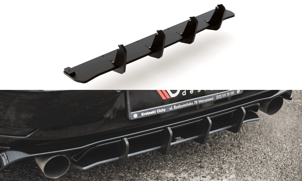 Heck Diffusor Racing für VW Golf 7 GTI TCR von Maxton Design