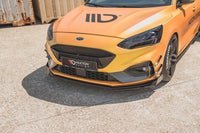 Front Splitter / Cup Schwert / Frontansatz Racing mit Flaps für Ford Focus ST MK4 von Maxton Design
