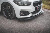 Front Splitter / Cup Schwert / Frontansatz V.3 mit Flaps Racing für BMW 1 F20 Facelift M-Paket / M140i von Maxton Design