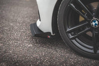 Front Splitter / Cup Schwert / Frontansatz V.3 mit Flaps Racing für BMW 1 F20 Facelift M-Paket / M140i von Maxton Design
