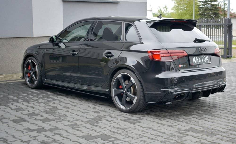 Seitenschweller Erweiterung für Audi RS3 8V FL Sportback von Maxton Design
