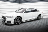Seitenschweller Erweiterung für Audi A8 S-Line 4N von Maxton Design