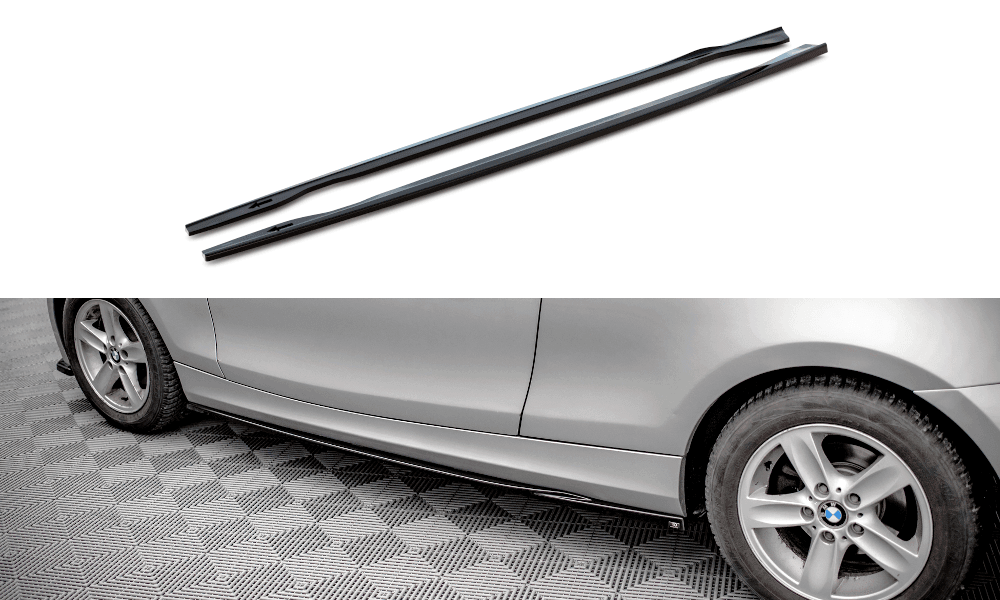 Seitenschweller Erweiterung für BMW 1er E81 Facelift von Maxton Design