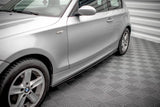 Seitenschweller Erweiterung für BMW 1er E81 Facelift von Maxton Design