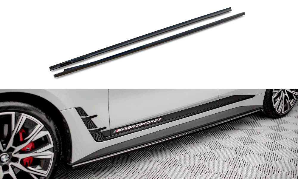 Seitenschweller Erweiterung V.2 für BMW i4 M-Paket G26 von Maxton Design