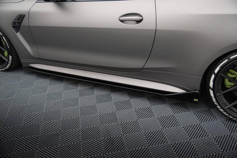 Seitenschweller Erweiterung V.3 CSL Look für BMW M4 G82 von Maxton Design