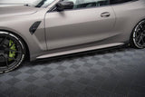 Seitenschweller Erweiterung V.3 CSL Look für BMW M4 G82 von Maxton Design