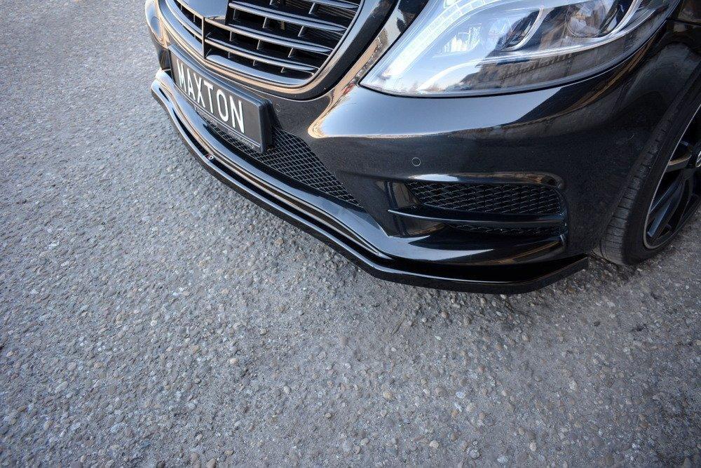 Front Lip / Front Splitter / Front Approach V.1 for Mercedes S-Class AMG-Line W222 by Maxton Design